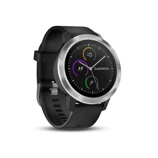Smartwatch GARMIN Vivoactive 3 12in GPS Waterproof 5 ATM Glonass Black Stainless Steel (Renewed) n a